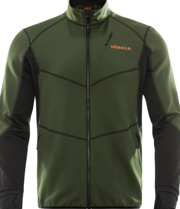 Härkila Scandinavian Fleece Jacket fleecetakki, vihreä/musta| Metsästyspuserot