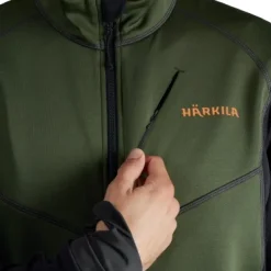 Härkila Scandinavian Fleece Jacket fleecetakki, vihreä/musta| Metsästyspuserot