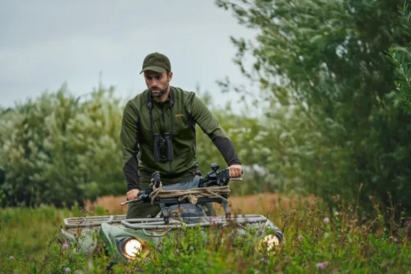 Härkila Scandinavian Fleece Jacket fleecetakki, vihreä/musta| Metsästyspuserot