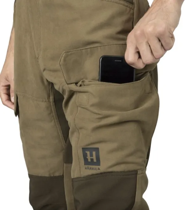 Härkila Scandinavian Trouser metsästyshousut, Dark Antique Bronze/Willow Green| Retkeilyhousut