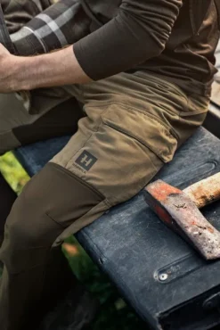 Härkila Scandinavian Trouser metsästyshousut, Dark Antique Bronze/Willow Green| Retkeilyhousut