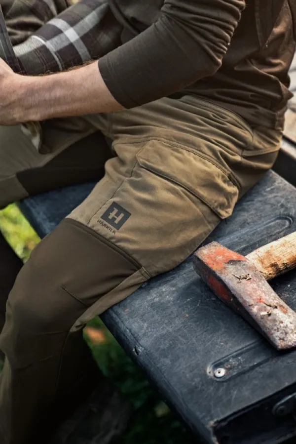 Härkila Scandinavian Trouser metsästyshousut, Dark Antique Bronze/Willow Green| Retkeilyhousut