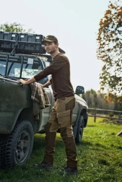 Härkila Scandinavian Trouser metsästyshousut, Dark Antique Bronze/Willow Green| Retkeilyhousut