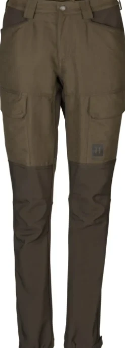 Härkila Scandinavian Trousers Women Willow naisten metsästyshousut, ruskea/vihreä| Retkeilyhousut