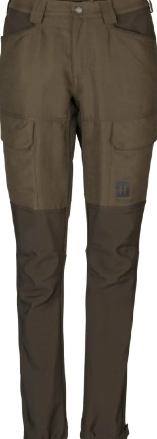 Härkila Scandinavian Trousers Women Willow naisten metsästyshousut, ruskea/vihreä| Retkeilyhousut