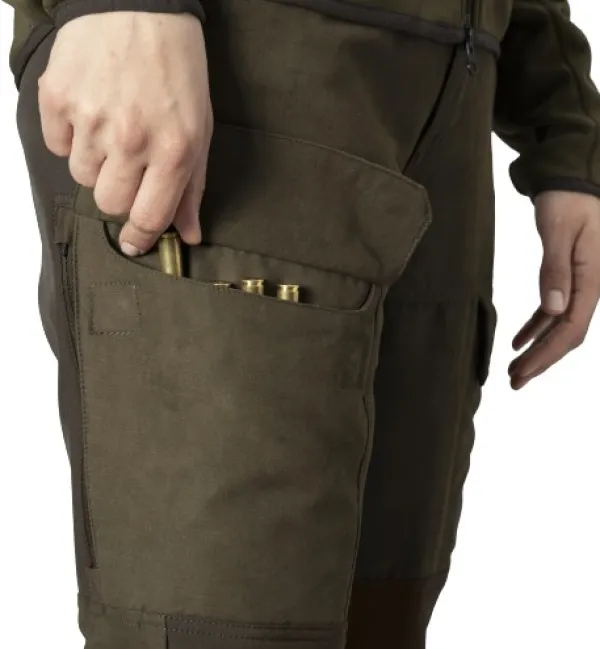 Härkila Scandinavian Trousers Women Willow naisten metsästyshousut, ruskea/vihreä| Retkeilyhousut
