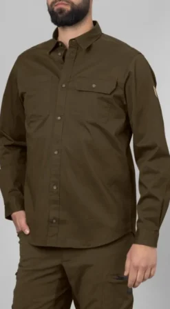 Härkila Flanelli- Ja Kauluspaidat^Trym Shirt paita, Willow Green