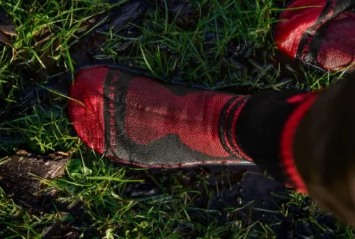 Härkila Waterproof Sock sukat, Red/Black| Metsästyssukat