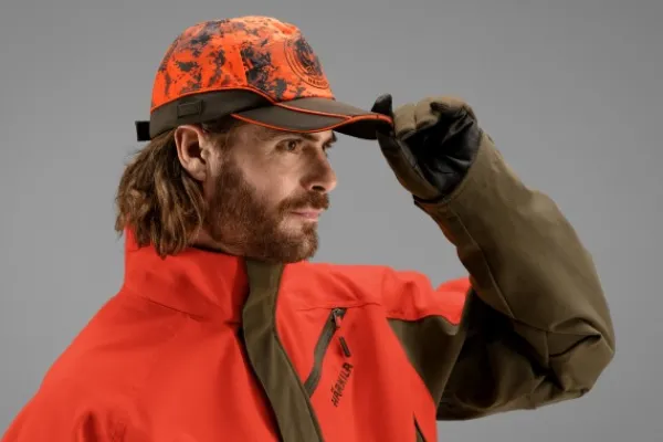 Härkila Koiranohjaajan Vaatteet^Wildboar Pro Lippalakki AXIS MSP® Orange Blaze/Shadow Brown