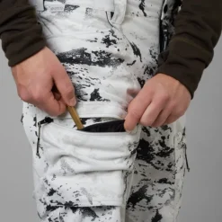 Härkila Winter Active WSP Trousers AXIS MSP lumicamo metsästyshousut, Snow| Camovaatteet