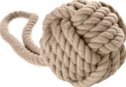 HUNTER Inari Toy Dog Ball koiran heittolelu, S, Tan| Noutolelut