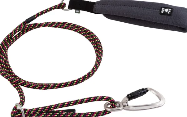 Hurtta Taluttimet^Adjustable Leash ECO Neon Licorice 120-180cm/6-8 mm