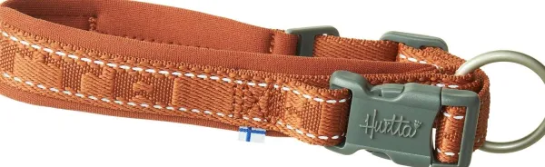 Hurtta Casual Collar ECO kaulapanta, 20 - 45 cm, ruskeaoranssi| Kaulapannat