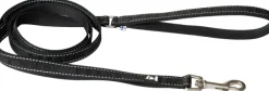 Hurtta Taluttimet^Casual Reflective Leash ECO talutushihna, 180 cm, musta