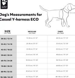 Hurtta Valjaat^Casual Y-Harness ECO valjaat, 80 - 100 cm, ruskeaoranssi