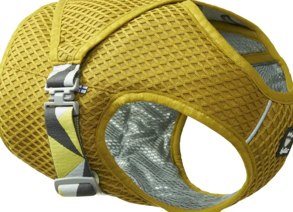 Hurtta Viilennys Ja Aurinkosuoja^Cooling Wrap viilennysliivi, 75 - 95 cm, tummakeltainen