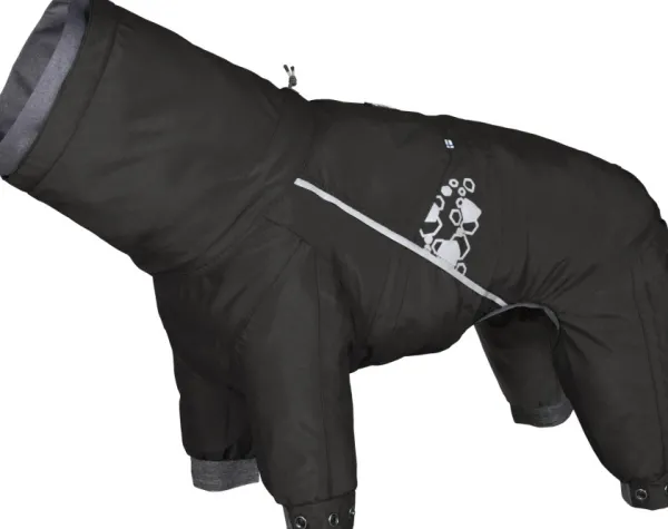 Hurtta Mudventure ECO Overall koiran sadehaalari, 60M-65M, Raven| Sadetakit