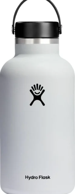 HydroFlask Eristetyt Juomapullot^Wide Flex 1900 ml juomapullo, White