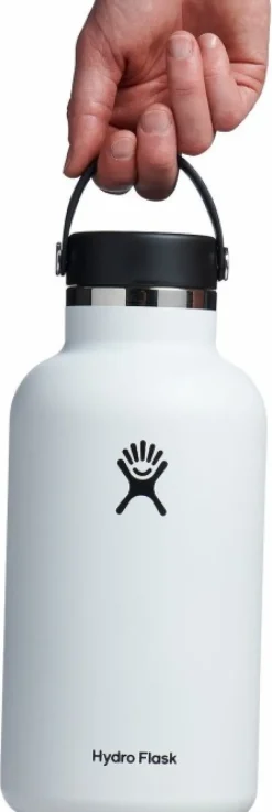 HydroFlask Eristetyt Juomapullot^Wide Flex 1900 ml juomapullo, White