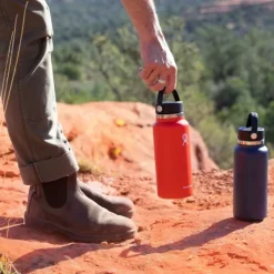 HydroFlask Wide Mouth Flex juomapullo, 946 ml, harmaavihreä| Eristetyt Juomapullot