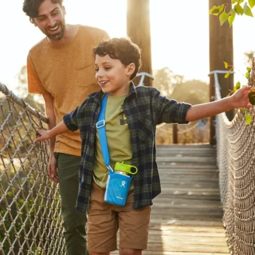 HydroFlask Eristetyt Juomapullot^Wide Mouth Kids lasten juomapullo, 354 ml, vaaleanpunainen