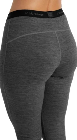 Icebreaker 200 Oasis Leggings naisten kerrastohousut, harmaa| Kerrastohousut