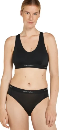 Icebreaker Mer 125 Cool-Lite Sprite Hipster naisten alushousut, Black| Alusvaatteet