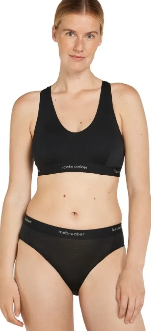 Icebreaker Mer 125 Cool-Lite Sprite Hipster naisten alushousut, Black| Alusvaatteet