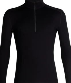 Icebreaker M's Tech LS Half Zip 260 Black| Kerrastopaidat