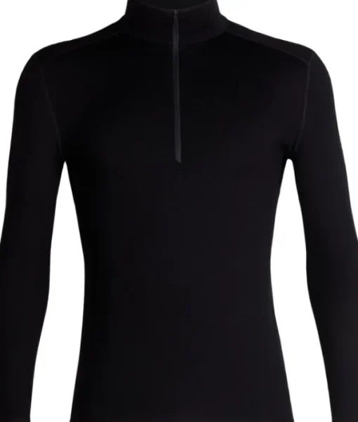Icebreaker M's Tech LS Half Zip 260 Black| Kerrastopaidat