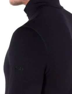 Icebreaker M's Tech LS Half Zip 260 Black| Kerrastopaidat