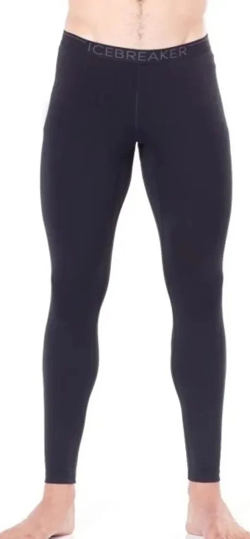 Icebreaker Oasis LS Crewe 200 + Leggings 200 kerrasto, Black/Monsoon| Kerrastohousut
