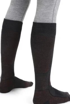 Icebreaker Ski+ Medium OTC sukka, Jet Heather/Espresso/Black| Sukat