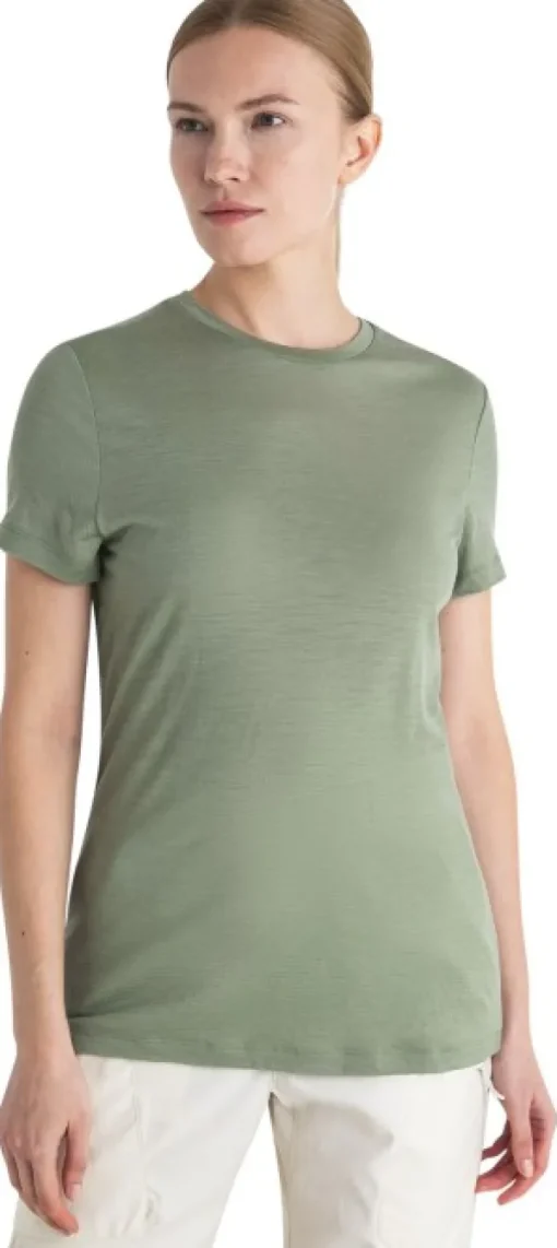 Icebreaker T-paidat Ja Pikeepaidat^W's Merino 150 Tech Lite III SS Tee Lichen