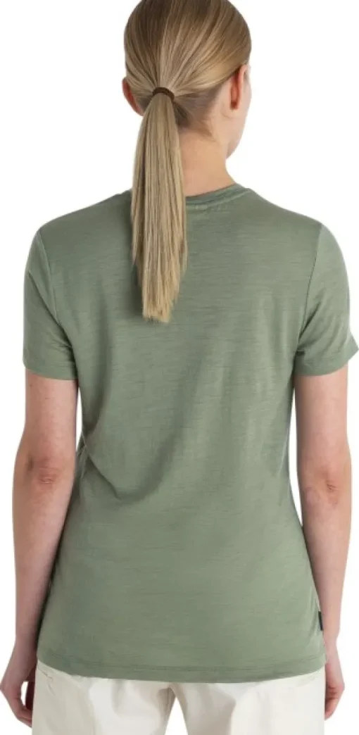 Icebreaker T-paidat Ja Pikeepaidat^W's Merino 150 Tech Lite III SS Tee Lichen