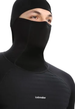 Icebreaker Hupparit, Fleecet Ja Välipaidat^ZoneKnit Insulated LS Hoodie hupullinen kerrastopaita, musta