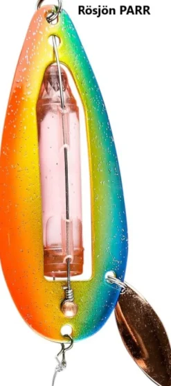 IFish Rösjön 80mm nieriäviehe LED-vilkulla, 85 mm| Vieheet Ja Uistimet