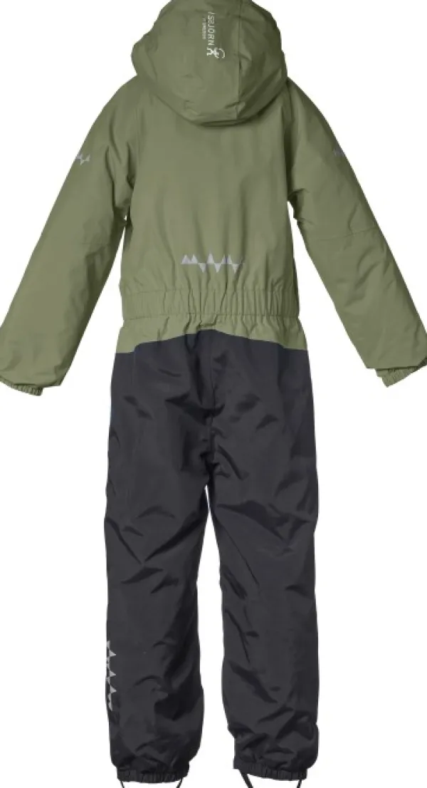 Isbjörn Lasten Haalarit^Penguin Snowsuit Kids lasten talvihaalari, maastonvihreä