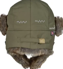 Isbjörn Lasten Asusteet^Squirrel Winter Cap lasten talvilakki, maastonvihreä
