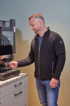 Ivanhoe of Sweden Ivanhoe M'S Danny Full Zip Navy| Hupparit, Fleecet Ja Välipaidat