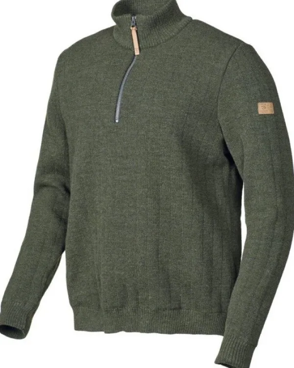 Ivanhoe of Sweden Ivanhoe M'S Hugo Half Zip Wb Loden Green| Hupparit, Fleecet Ja Välipaidat