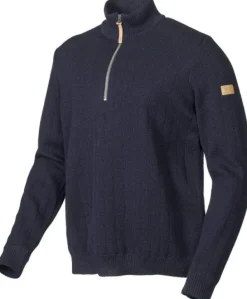 Ivanhoe of Sweden Ivanhoe M'S Hugo Half Zip Wb Navy| Hupparit, Fleecet Ja Välipaidat