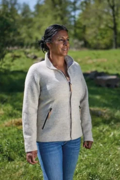 Ivanhoe of Sweden Hupparit, Fleecet Ja Välipaidat^Ivanhoe W'S Nls Twig Full Zip Birch