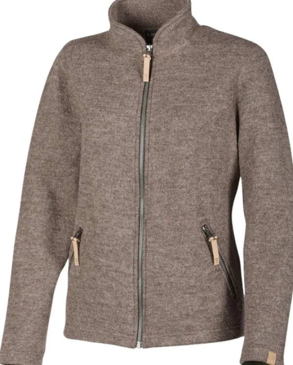 Ivanhoe of Sweden Hupparit, Fleecet Ja Välipaidat^Ivanhoe W'S Nls Twig Full Zip Nutmeg