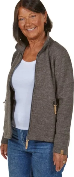 Ivanhoe of Sweden Hupparit, Fleecet Ja Välipaidat^Ivanhoe W'S Nls Twig Full Zip Nutmeg