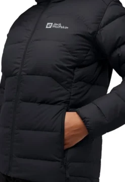 Jack Wolfskin Untuvatakit^Ather Down Hoody naisten takki, Black