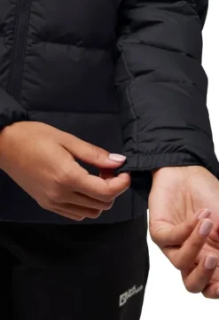 Jack Wolfskin Untuvatakit^Ather Down Hoody naisten takki, Black