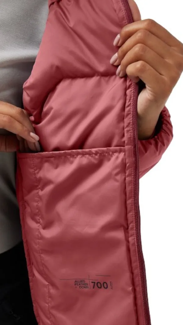 Jack Wolfskin Ather Down Hoody naisten takki, Red Powder| Untuvatakit