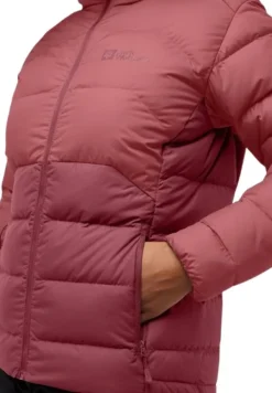 Jack Wolfskin Ather Down Hoody naisten takki, Red Powder| Untuvatakit