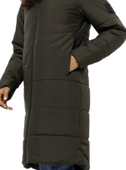 Jack Wolfskin Toppatakit^Deutzer Coat naisten talvitakki, Cold Coffee